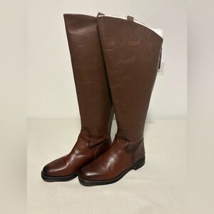 Leather Knee High Boots